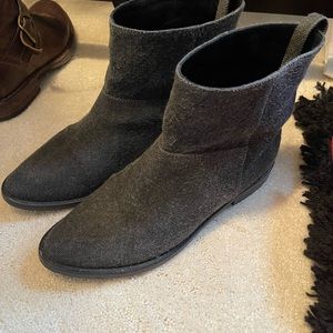Theory gray boots